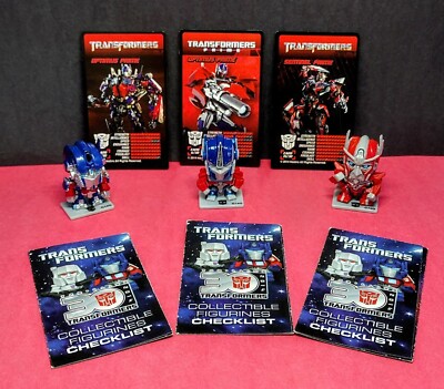 Transformers 2014 30th Anniversary  OPTIMUS & SENTINEL PRIME Mini-Figures LOT 