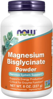 NOW FOODS, MAGNESIUM BISGLYCINATE Pulver 227g SUPER PREIS