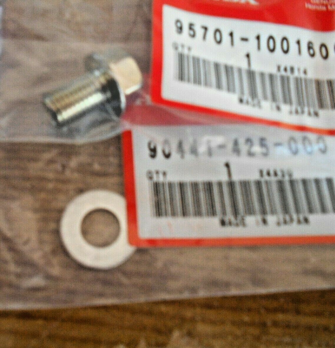 HONDA TRX400EX TRX400X 400EX 400X ALUMINUM OIL TANK DRAIN BOLT