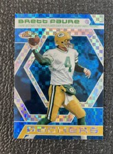 🔥BRETT FAVRE 2006 TOPPS FINEST BLUE X-FRACTOR REFRACTOR #'d /150!🔥PACKERS HOF!