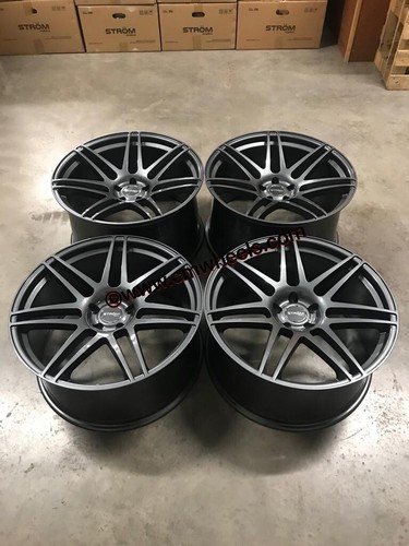 22" Strom STR3 F14 ULTRA DEEP CONCAVE Wheels Gun Metal  BMW X5M F85 X6M F86 - Picture 1 of 10