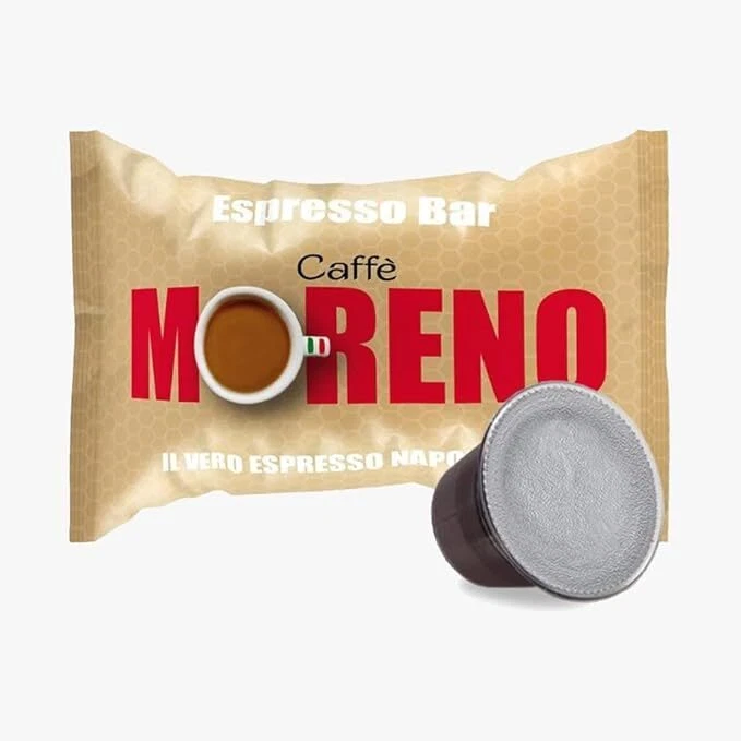 Caffè Moreno - 200 Capsule Compatibili Nespresso - Miscela Espresso Bar