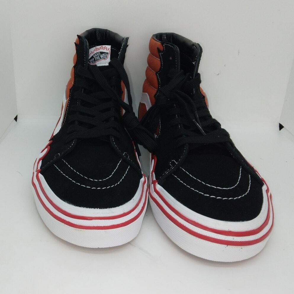 VANS SK8 Mens NEW w/Tags Hi-Top Burnt Orange/Black Sneakers  display picture 2