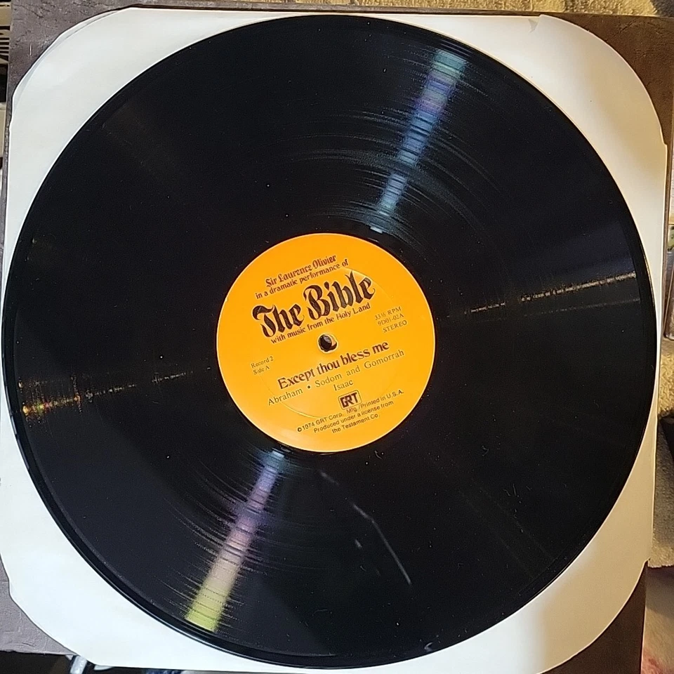 Sir Laurence Olivier – The Bible 1974 12LP Box Set GRT-9D01/12 Douglas Fairbanks - Image 4 of 4