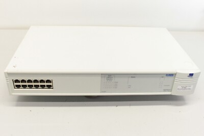 3COM 3300 12 Port 3C16961 Super Stack II  Server Switch 1698-110-000-2.00