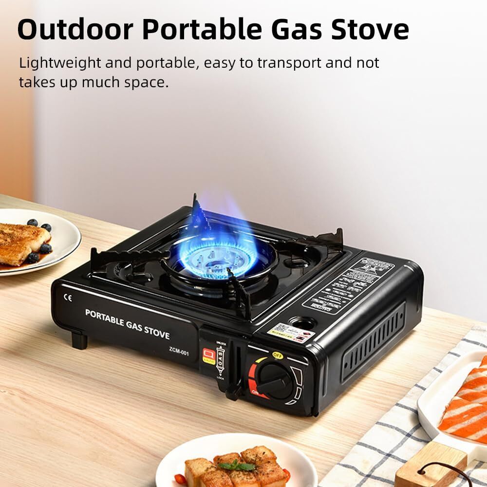 3500W Camping Stove Butane Windproof Fire Brass Cooking Burner