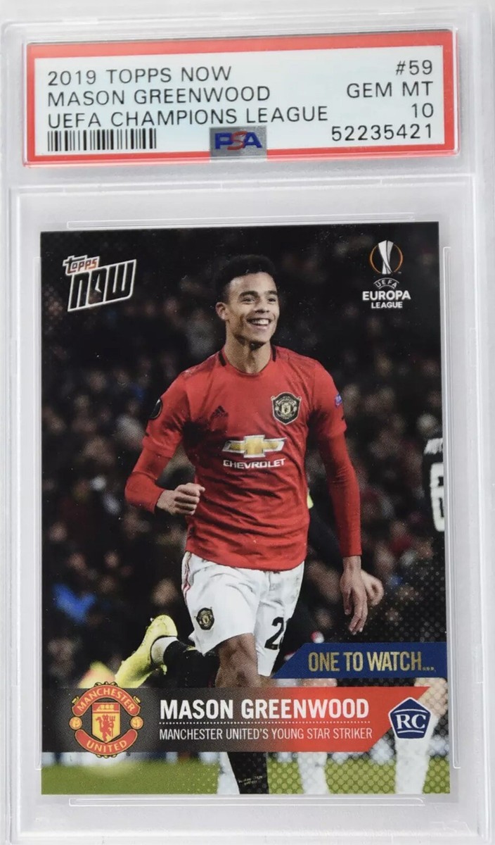2019 Topps Now UCL Mason Greenwood PSA 10 #59 RC ? | eBay