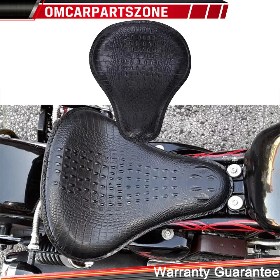 Motorcycle Solo Seat 3" Spring For Harley Softail Dyna Sportster XL 1200 883 48 - Image 2 of 4