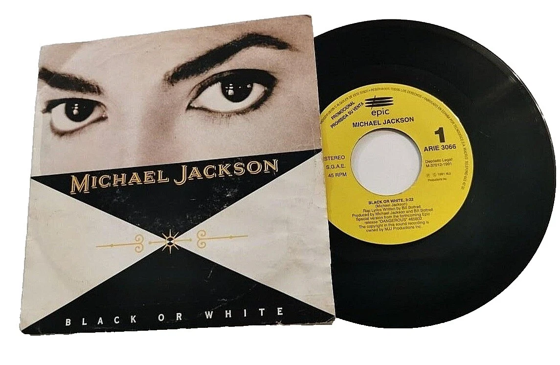 Michael Jackson Very Good Plus (VG +) Grading 45 RPM Speed Vinyl Records
