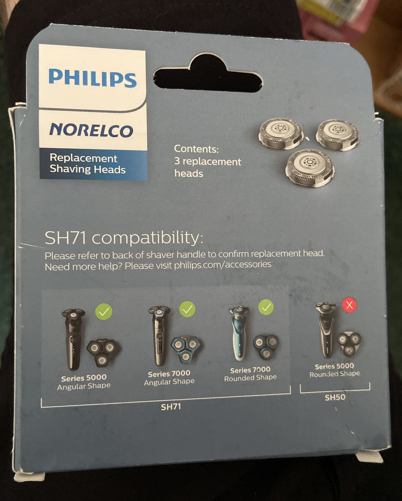 Philips Norelco SH71 Shaving Head for Phillips Shaver Series - Brand New!