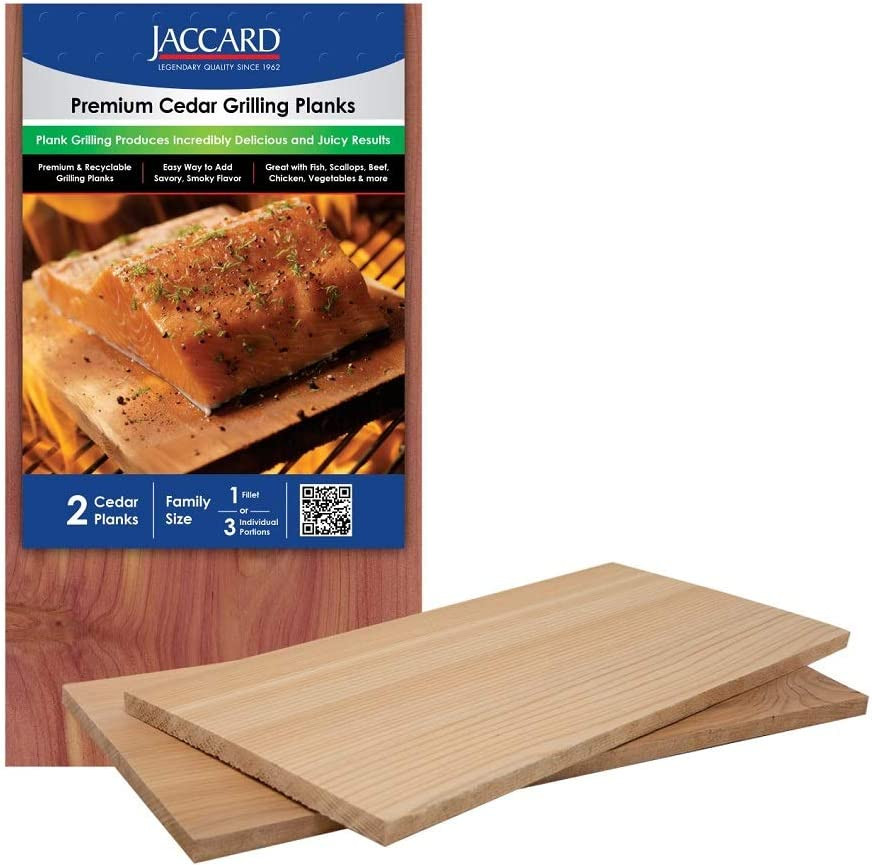 Jaccard 201408 Premium Cedar Plank, Large, (2-Planks). Grilling Accessories – Wo