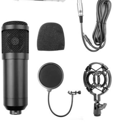 Condenser Microphone Kit BM-800 Studio Pro USB Mic Metal Stand Shock Mount-4pack