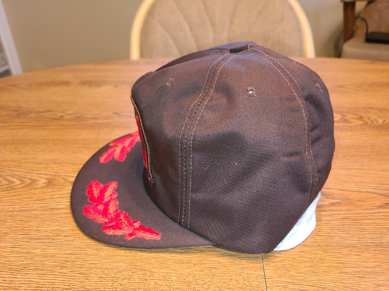 Vintage MAC Tools SnapBack Hat Leaf Patch - image 2