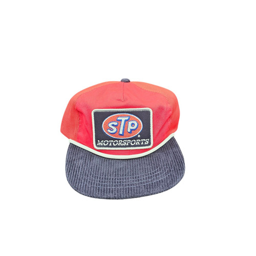 Hat - STP Motorsports Flat Bill Adjustable Mesh Vented Cap