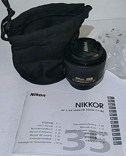 3 Nikon Lenses DX AF-S Nikkor 35mm 1:1.8g, AF-P 70-300 DX ED, AF-P 18-55mm W Bag - Picture 15 of 23