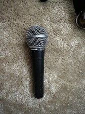 Shure SM58 Dynamic Vocal Microphone, used, gray