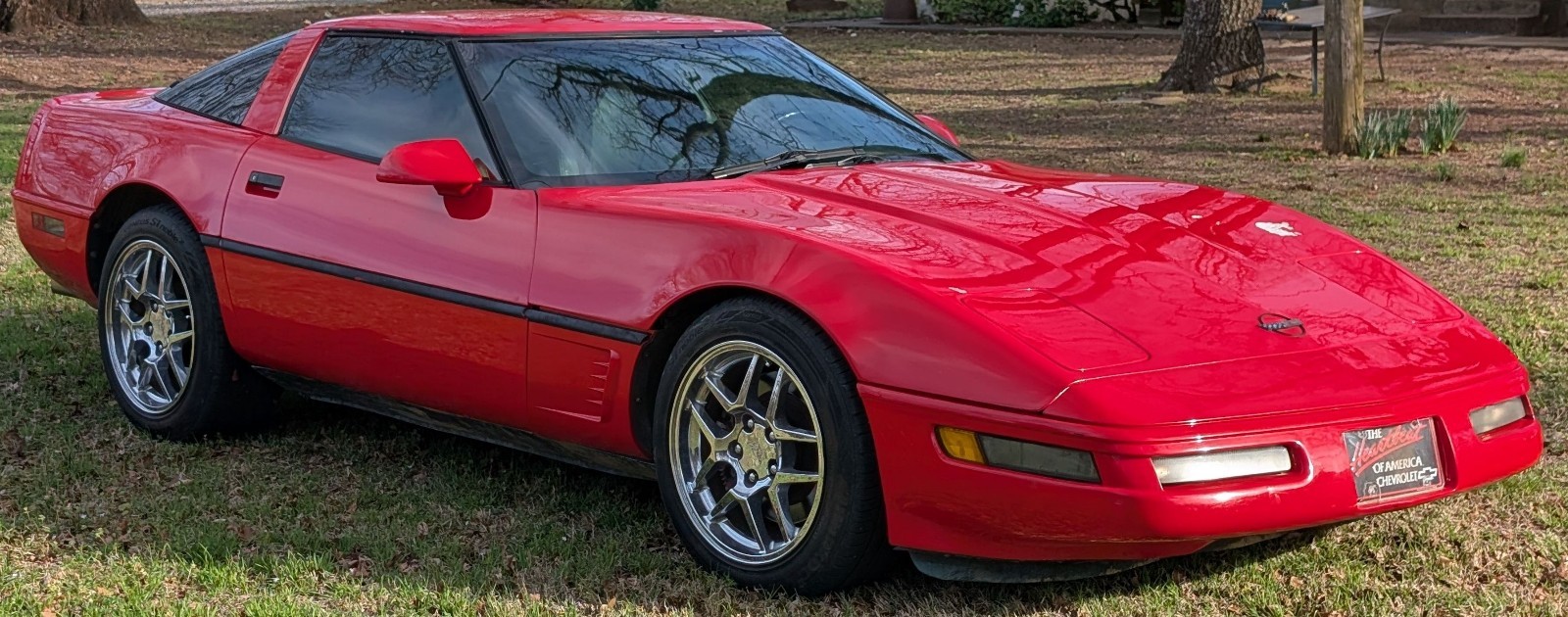 1996 Red Chevrolet Corvette   | C4 Corvette Photo 3