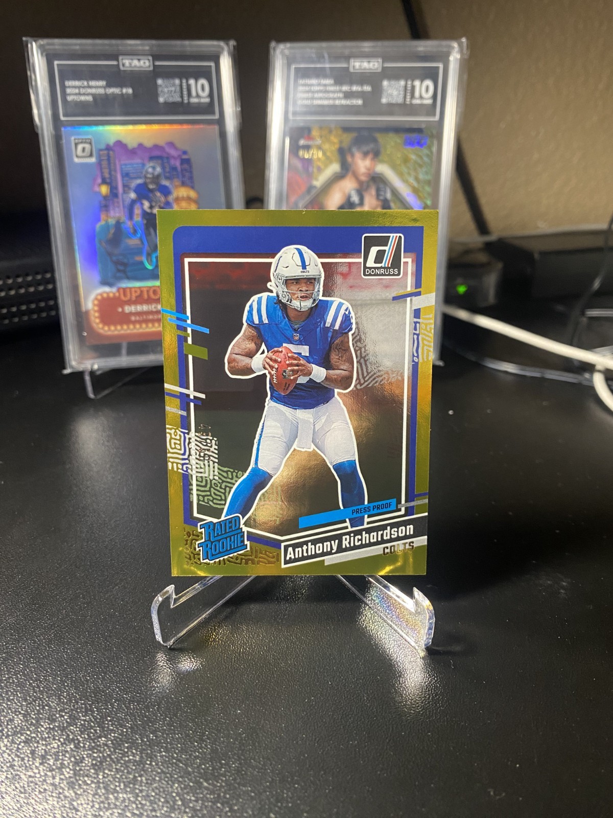 2023 Panini Donruss - Rated Rookie Anthony Richardson #343 Press Proof Gold /50