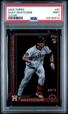 2025 TOPPS CLEAR   #87 SHAY WHITCOMB 3/10 PSA 9