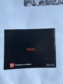 Nintendo Nes Duck Hunt Notice Instructions Booklet HOL