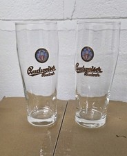 12 Budvar Half Pint Glasses New