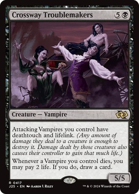 MTG Crossway Troublemakers [Foundations Jumpstart] Near Mint Magic