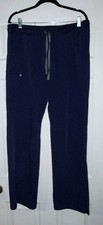 FIGS Technical Collection Navy Blue Unisex Medical Solid Scrub Pants L/T