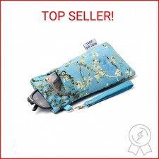 Face Shadow Double Glasses Case Soft Eyeglass Case For Women Men Squeeze Top Sun