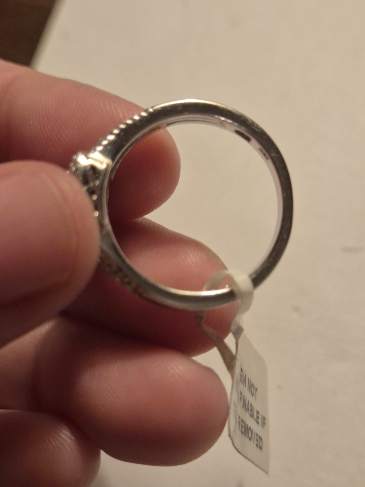 Rectangular Cushion Tanzanite and White Zircon St… - image 6