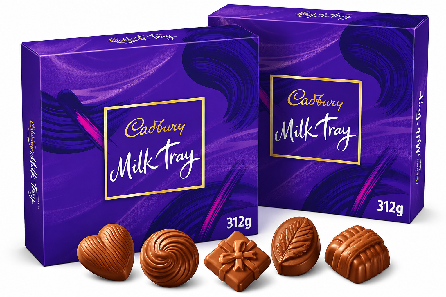 CADBURY MILK TRAY CHOCOLATE BOX 312g LARGE BOX FREEPOST - Image 7