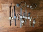 Lot of 16 Vintage Ladies Timex Watches Mechanical & Quartz, For Parts, Repair