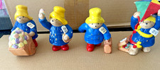 Vintage Paddington Bear Figurines Eden Toys Lot of 4 3  Mini Figures