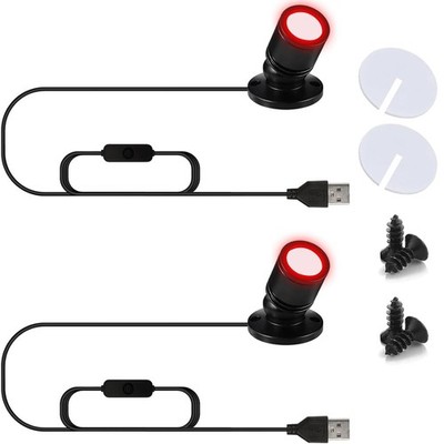 USB Powered Mini Spotlights for Displays 2-Pack   5V Small LED Spot Lights In...