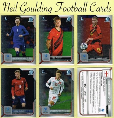 Topps Bowman Chrome   ROAD TO UEFA 2023 UNDER-21 CHAMPIONSHIP   Karten #1 bis #150