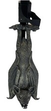 Hanging Bat Decor Motion Activated Sounds Tested Works 24" Long Halloween Scary