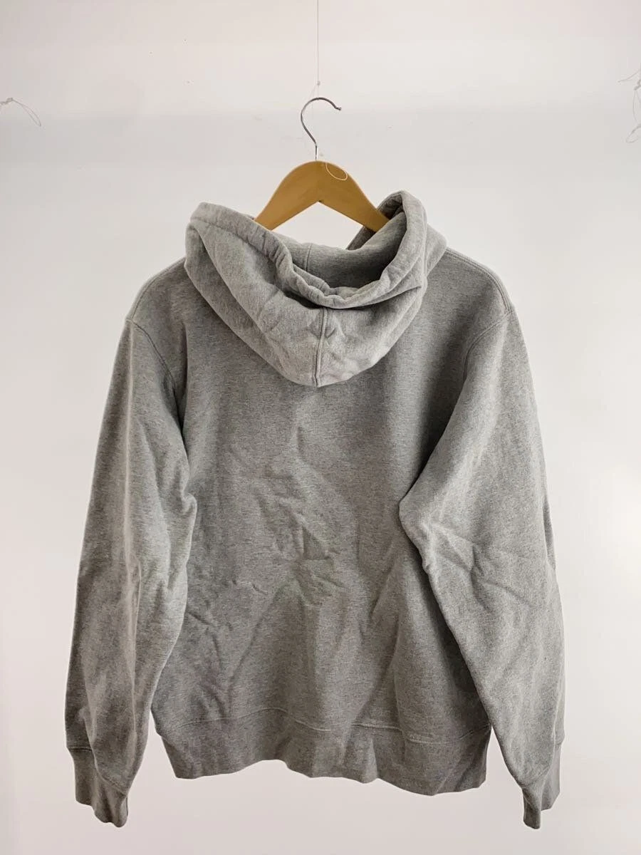 Felpa Supreme con cappuccio M cotone grigio usata