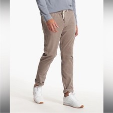 Vuori Optimist Corduroy Pant Brown Walnut Stretch Cotton Drawstring V440 Men's M