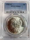 1902-O Morgan Dollar PCGS MS64 Graded Silver $1 Coin