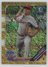 2019 Bowman Chrome Prospects Gold Shimmer Refractor 47/50 Spencer Howard 13c1