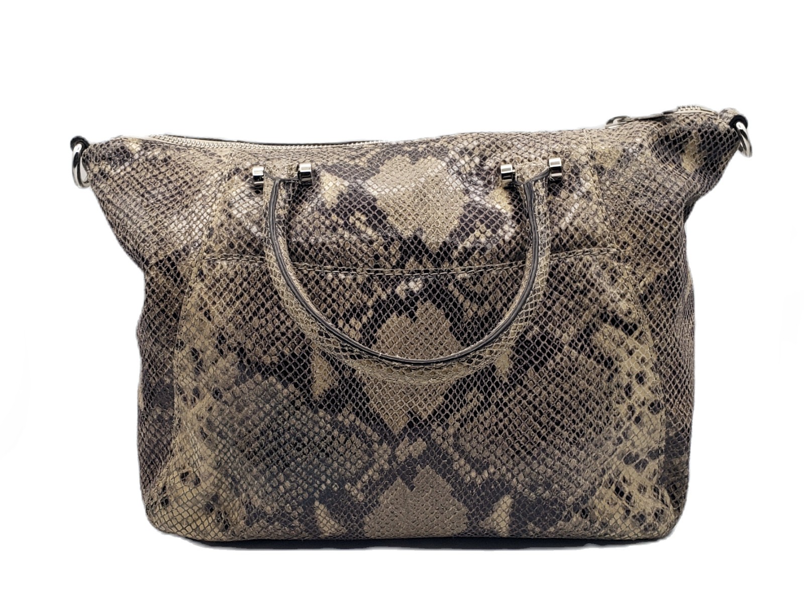 Michael Kors Fulton Python Embossed Leather Bag - image 4