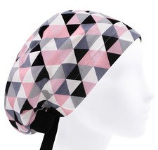 Scrub cap for women, cotton scrub hats, geometry scrub hat, surgery caps