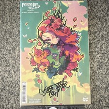DC Comics Poison Ivy #14 Variant Comic Book Rose Besch Signed 2023 Batman