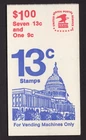 Scott #BK131 (1623a) Flag over Capitol Booklet of 8 Stamps - MNH