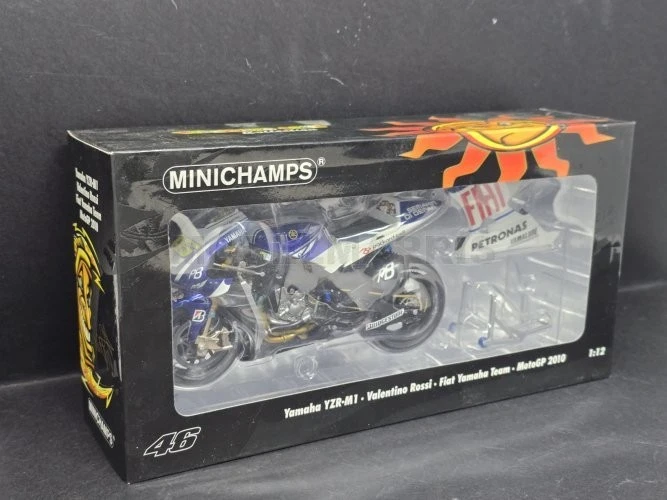 MINICHAMPS 122103046 Yamaha YZR-M1 N 46 Motogp 2010 Valentino Rossiyamaha - Yzr - Photo 2/4