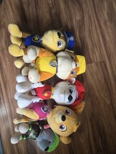 Paw Patrol Plush Lot 4 Large 1 Medium