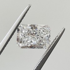 3.00 Ct Radiant Cut Natural D Color Loose Lab Grown CVD Diamond VVS1 Certified