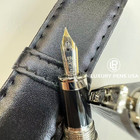 AUCTION Montblanc Victor Hugo Writers Edition Fountain Pen Silver Barley Set — photo 7