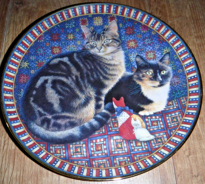Lesley Anne Elfenbein Danbury Mint Katzen auf der ganzen Welt Octopussy & Motley Amerika