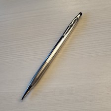 Cross Century Silver Tone Mechanical Pencil Uses 2 3/4 Thin Lead Made In USA