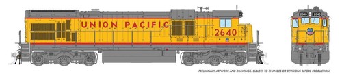 Rapido 42627 HO GE C36-7 - Sound und DCC Union Pacific #2615 | Zustand: New